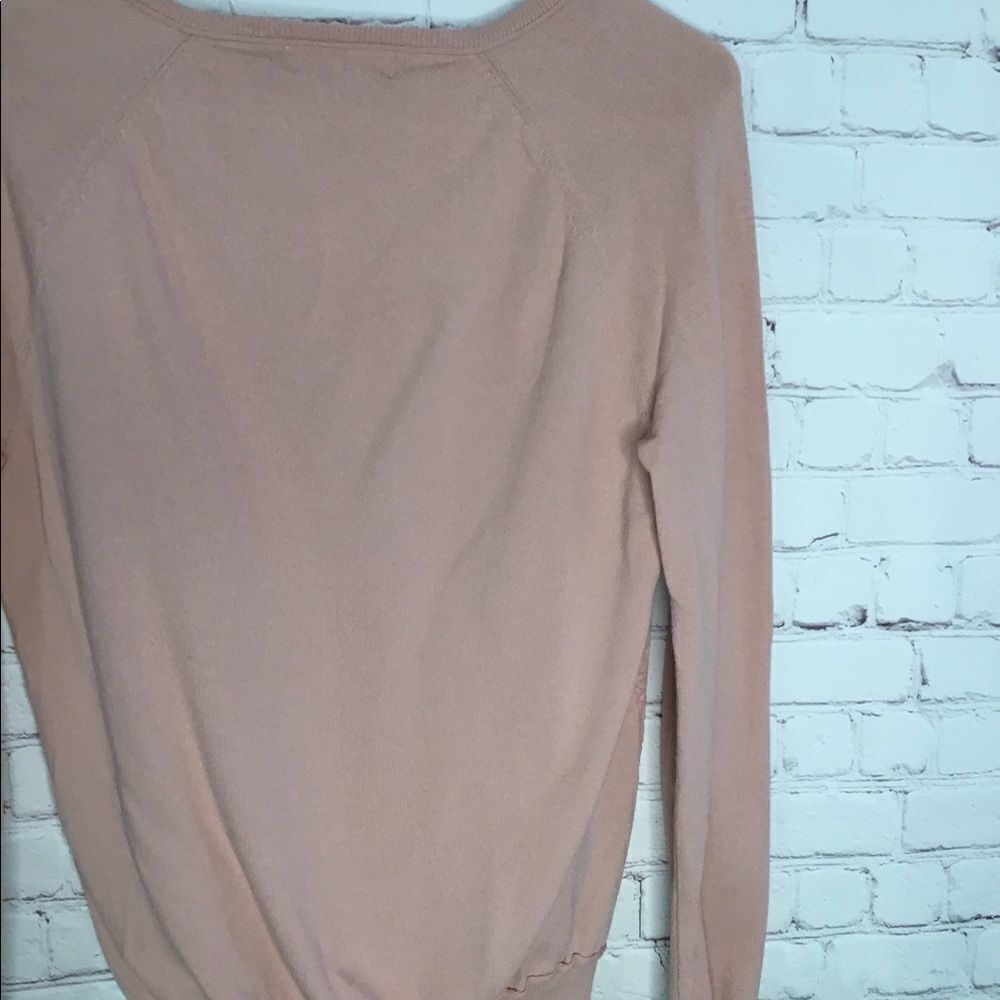 Calvin Klein Women Pale Pink Textured Knit Sweater Top‎ - Picture 11 of 15